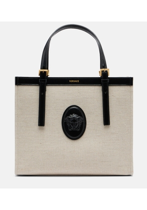 Versace Riviere Small canvas tote bag