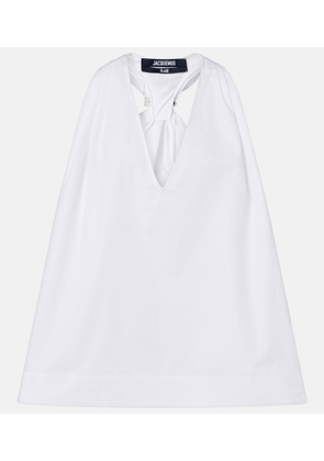 Jacquemus Norma cotton poplin top