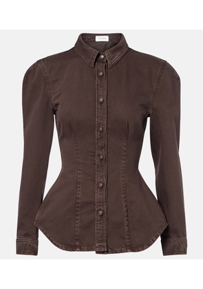 Magda Butrym Peplum denim jacket