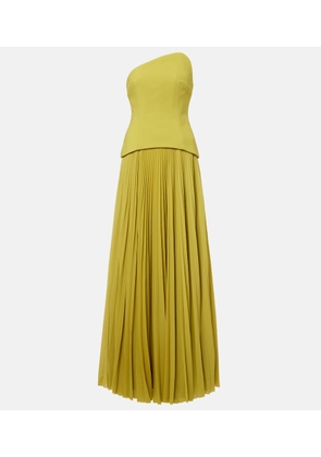 Solace London Britt plisse maxi dress