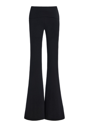 Éterne Foldover Jersey Flared Pants - Moda Operandi