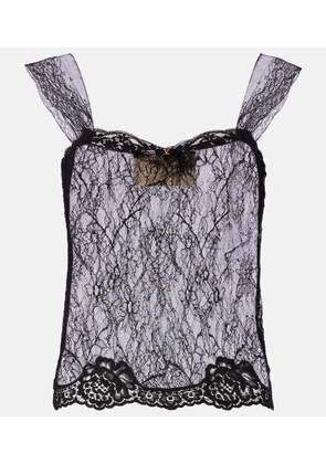 Valentino Sheer lace top