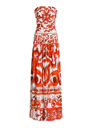 Dolce & Gabbana Printed Maxi Dress - Moda Operandi