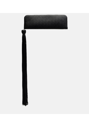 Bottega Veneta Serata Intrecciato leather clutch