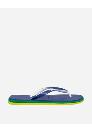 Brasil Twist Flip Flops Marine Blue