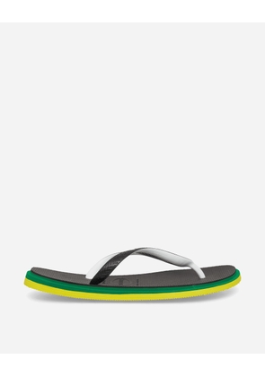 Brasil Twist Flip Flops Black