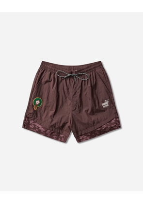 Men s Morocco x Salehe Bembury KING Relaxed Shorts Chocolate Brown