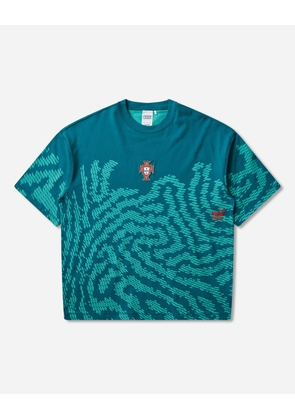 Men s Portugal x Salehe Bembury KING Oversized T-Shirt Emerald Ice