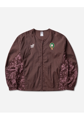 Men s Morocco x Salehe Bembury KING Track Jacket Chocolate Brown