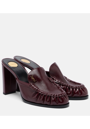 Saint Laurent Le Loafer leather mules