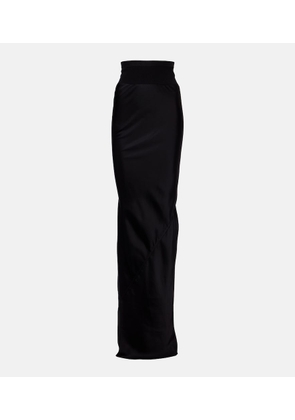 Rick Owens Coda draped satin maxi skirt