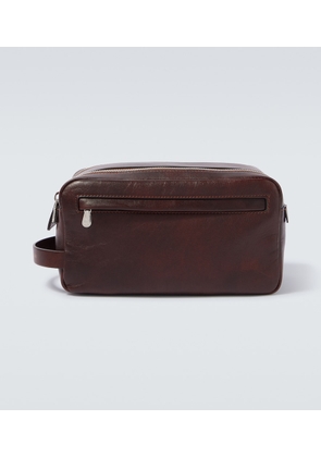 Brunello Cucinelli Leather toiletry bag