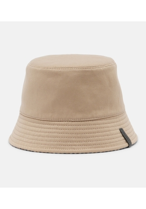 Brunello Cucinelli Monili cotton and linen bucket hat