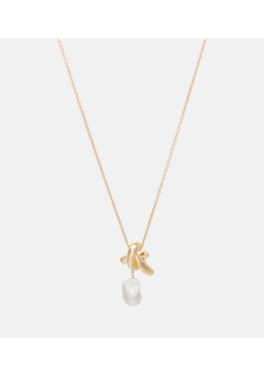 Givenchy Chain Link pearl pendant necklace
