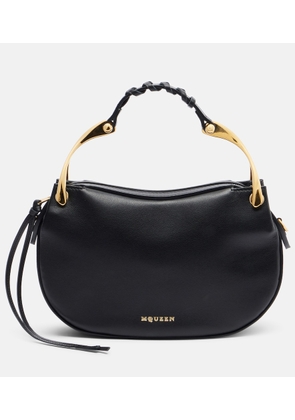 McQueen Wishbone Mini leather top-handle bag