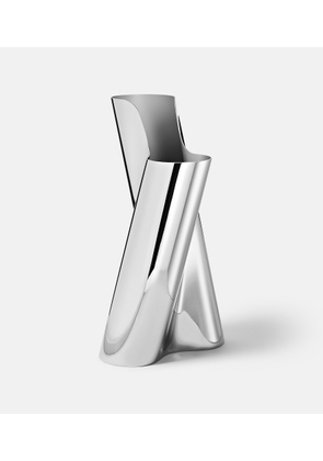 Georg Jensen Lituus Large stainless steel vase