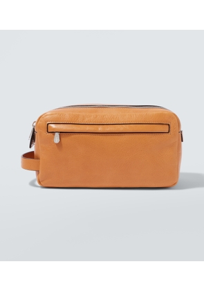Brunello Cucinelli Leather toiletry bag