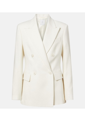 Eleventy Double-breasted wool and cashmere blazer