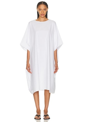 The Row Julen Dress in White - White. Size 2 (also in 4, 6, 8).