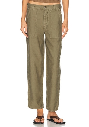 NILI LOTAN Earl Pant in Olive Fatigue - Green. Size 6 (also in 0, 2, 4, 8).