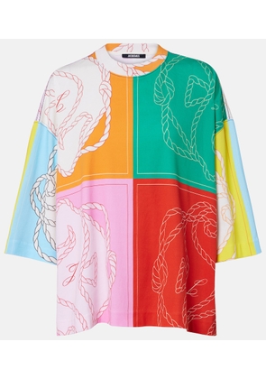 Jacquemus Hippocampe printed cotton jersey T-shirt