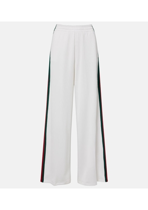 Gucci Web Stripe jersey sweatpants