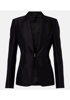 Gucci Silk faille blazer