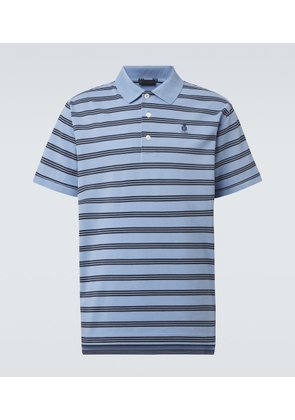 Prada Striped cotton polo shirt