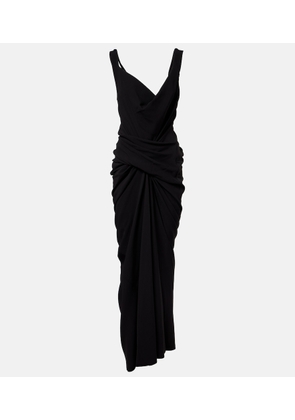 Rick Owens Strutter gathered maxi dress