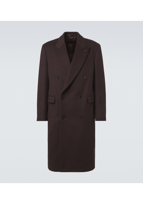 Lardini Double-breasted wool coat