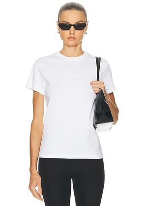 FLORE FLORE Monica Tee in White - White. Size XS (also in S).