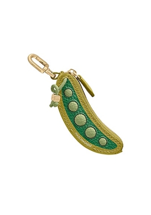 MAISON de SABRÉ Sabremoji Vegetable Charm in Snap Peas - Green. Size all.