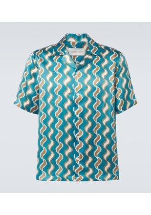 Frescobol Carioca Roberto printed silk shirt