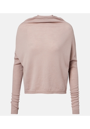 Rick Owens LS Crater virgin wool sweater