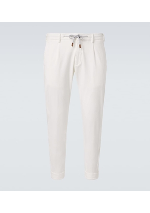 Eleventy Cotton-blend slim pants
