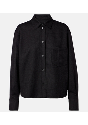 Victoria Beckham Ellys wool flannel shirt