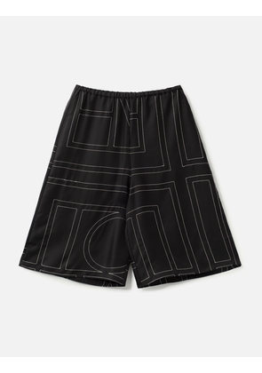 Monogram Silk PJ Culottes