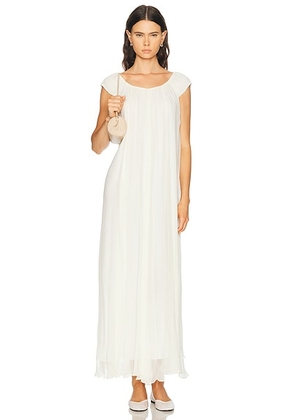 Staud Leda Dress in Ivory - White. Size XS (also in L, M, S).