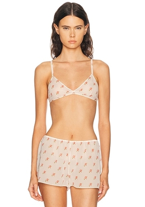 KHAITE Talita Bra Top in Soft Pink - Pink. Size 2 (also in ).