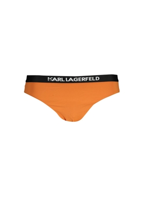 Karl Lagerfeld Arancione Poliammide Woman Swim Brief - XS