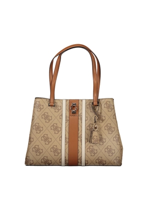 Guess Jeans Beige Polyurethane Women Handbag