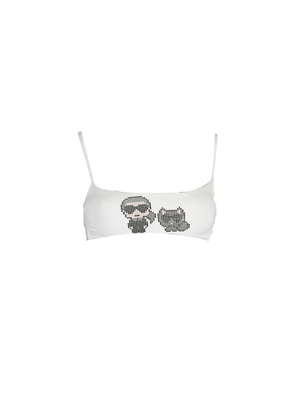Karl Lagerfeld White Polyamide Women's Swimsuit - XS