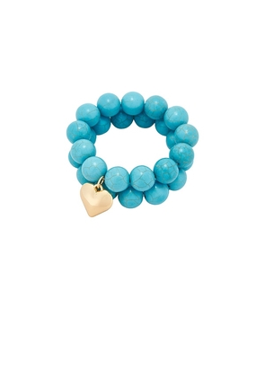 Ettika Luck And Love Turquoise Bracelet Set in Turquoise.