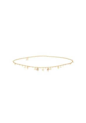 Ettika Coastal Treasure Belt in Metallic Gold.
