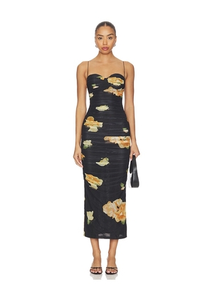Nana Jacqueline Claudia Floral Dress in Black. Size S. Also in XS, M, L.