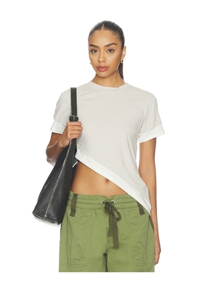 LIONESS Apex Tee in Grey. Size S. Also in XXS, XS, M, L.