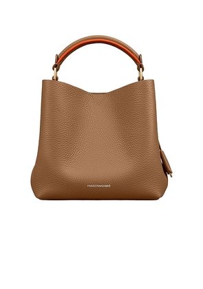 MAISON de SABRÃ The Mini Bucket Bag in Brown.