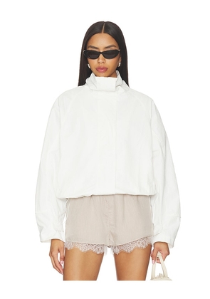 LIONESS Shoreline Windbreaker in White. Size S. Also in XXS, XS, M, L, XL.