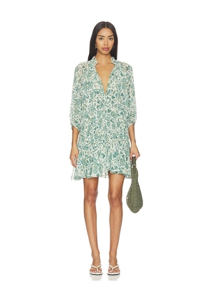 MISA Los Angeles Shyra Dress in Green. Size XS. Also in XXS, S, M, L, XL.