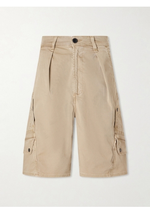 Citizens of Humanity - Flight Organic Cotton-twill Shorts - Neutrals - 23,24,25,26,27,28,29,30,31,32